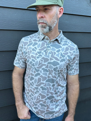 Burlebo | Performance Polo | Classic Deer Camo