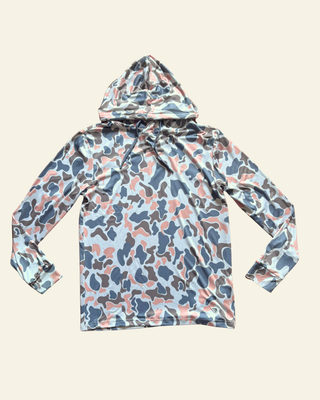 Burlebo | YOUTH | Performance Hoodie | Vintage Camo