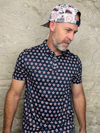 Burlebo | Performance Polo | Texas Vintage Navy