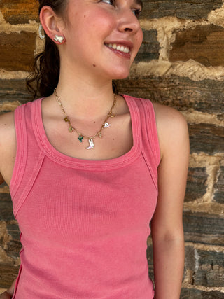 Strawberry Set | Sleeveless Top + Skort | Pink
