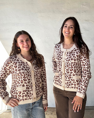 Fantastic Leopard Cardigan | Cream + Multi