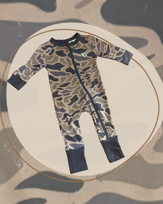 Burlebo | Baby Zip Up | Gauge Camo