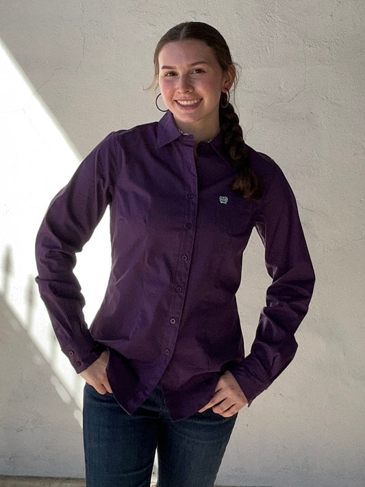 Women's Long Sleeve | Purple Stripe