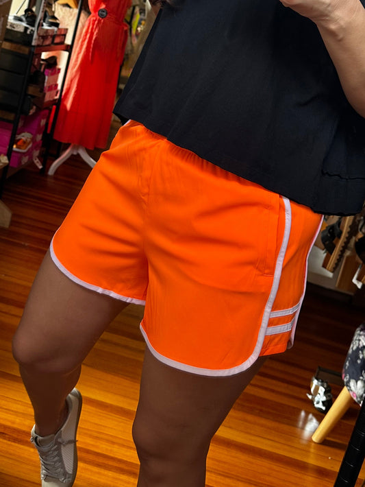 Highlighter Shorts | Bright Orange