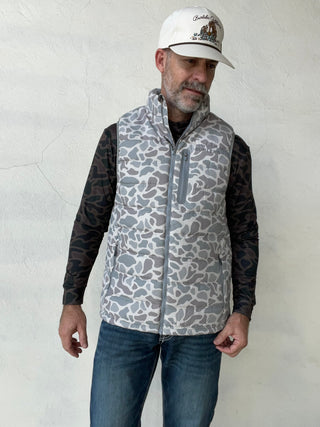 Burlebo | Puffer Vest| Classic Deer Camo
