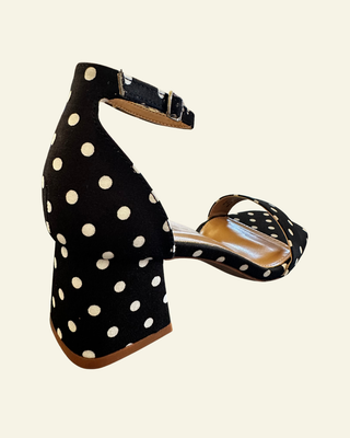 CORKYS | Save the Date | Black White Polka Dots