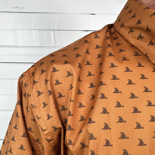 Cinch Mens Solid Long Sleeve Print | Gold