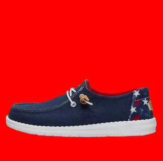 Hey Dude | Wendy Americana Stars | Navy + Multi