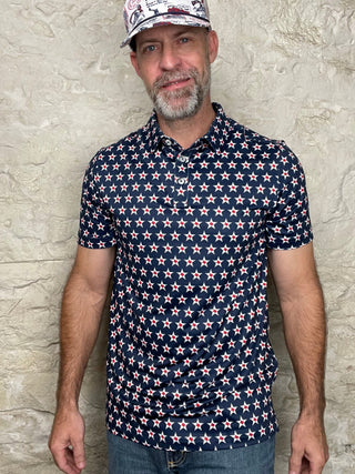 Burlebo | Performance Polo | Texas Vintage Navy