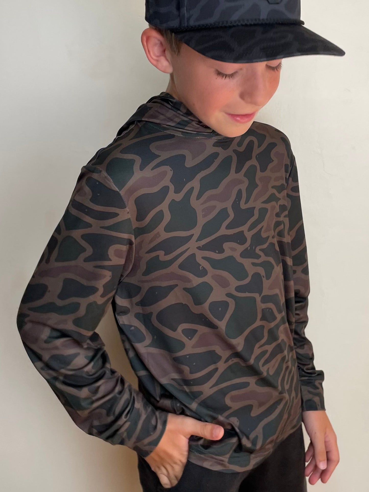 Burlebo | YOUTH | Performance Hoodie | Bendita Camo
