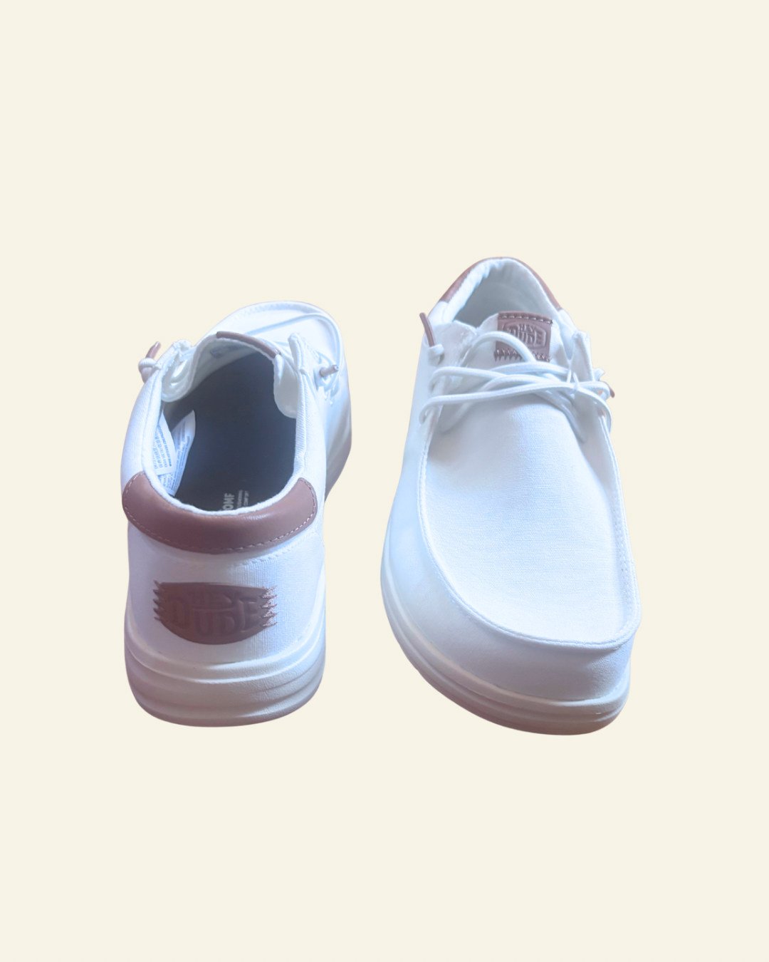 Hey Dude | Men | Paul Canvas | White