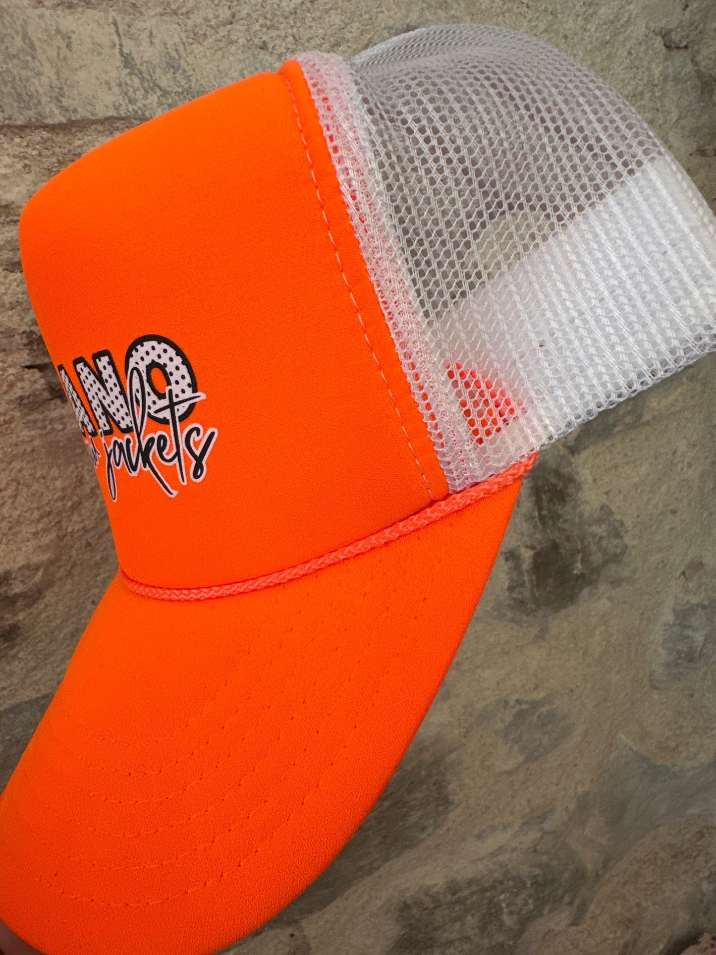 Llano Yellow Jacket Foam Cap | Neon Front + White Back