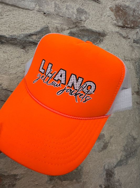 Llano Yellow Jacket Foam Cap | Neon Front + White Back