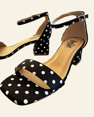 CORKYS | Save the Date | Black White Polka Dots
