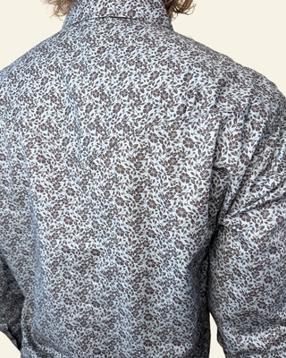 Cinch | Modern Fit | Mens Print Long Sleeve Print | Blue