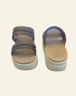 Hey Dude | Austin Slide | Tan Leopard