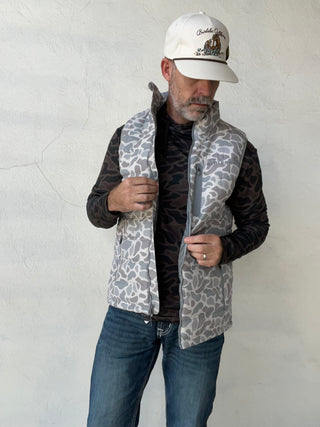 Burlebo | Puffer Vest| Classic Deer Camo