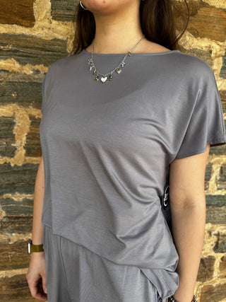 Every Day Set | Short Sleeve Top + Shorts | Latte