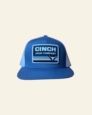 Cinch Mens Trucker Cap | Teal White