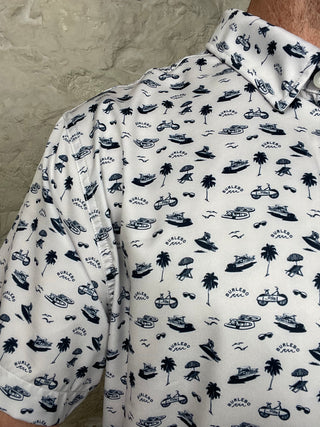 Burlebo | Performance Button Up | On the Water