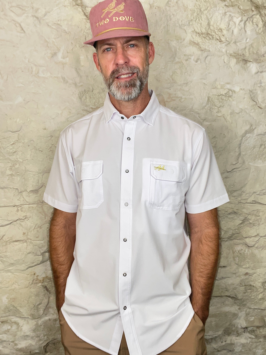 Two Dove Outdoors | The Rio Short Sleeve | White