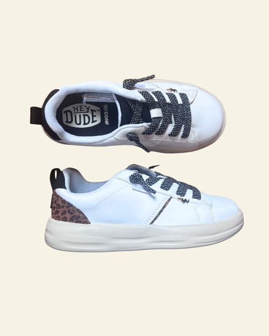 HEYDUDE | Youth | Karina Duo On Point White Leopard