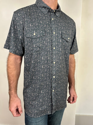 Burlebo | Performance Western Shirt | Paisley Spurs