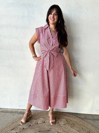 Miami Midi Dress | Camel PInk