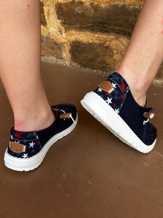 Hey Dude | Wendy Americana Stars | Navy + Multi
