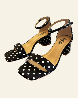 CORKYS | Save the Date | Black White Polka Dots