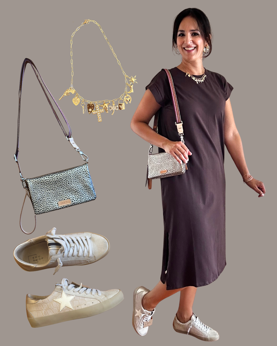 Everyday Midi Tee Dress | Mahogany