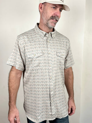 Burlebo | Performance Western Shirt | Skull Rancher