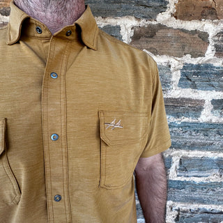 Two Dove Outdoors | The Rio Short Sleeve | The Crocket - Camel