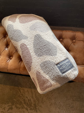 Burlebo Fireside Blanket | One Size 60” x 70” | Classic Deer Camo