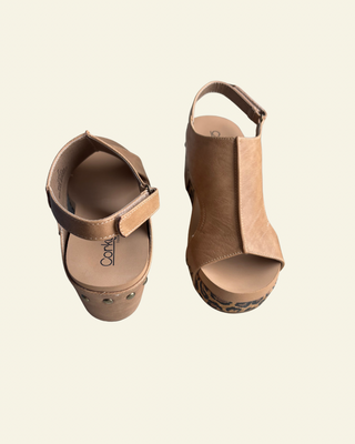 CORKYS | Carley | Taupe Smooth Leopard