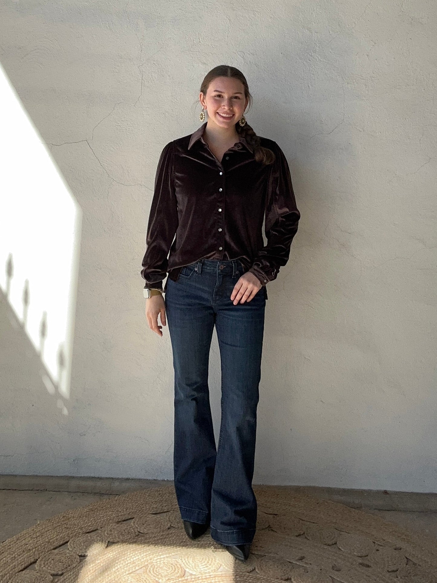 Women's Long Sleeve | Brown Velvet