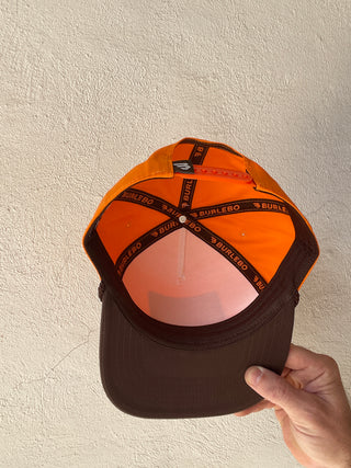 Burlebo | Cap | Blaze Outdoors | Orange + Brown Bill