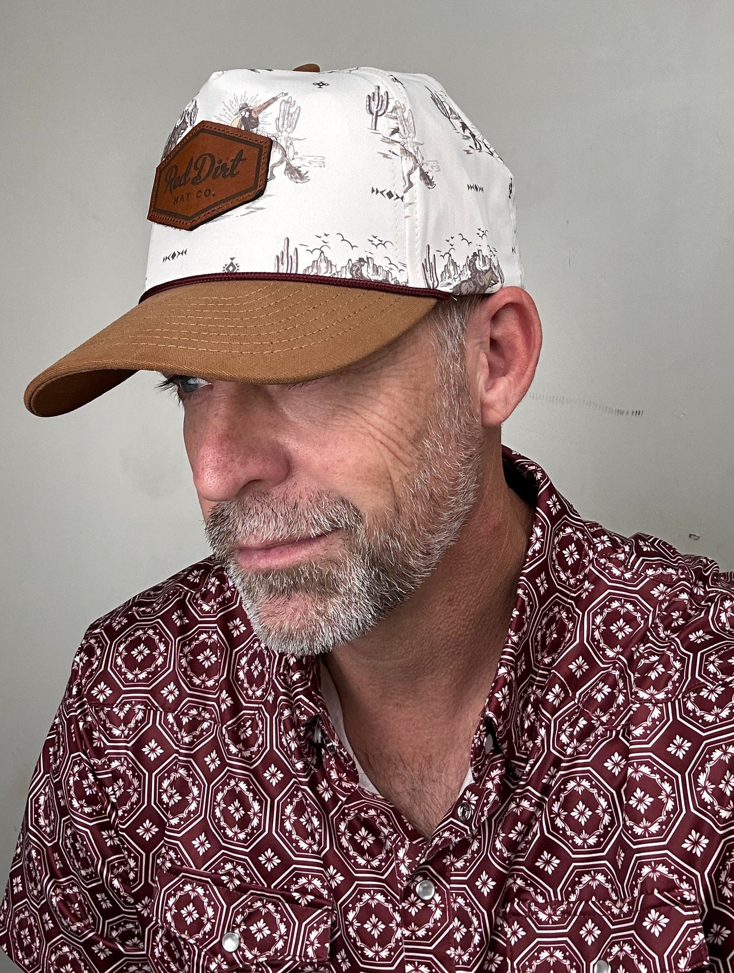 Red Dirt Hat | Out West Unstructured Cap | Tan