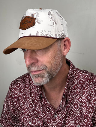 Red Dirt Hat | Out West Unstructured Cap | Tan