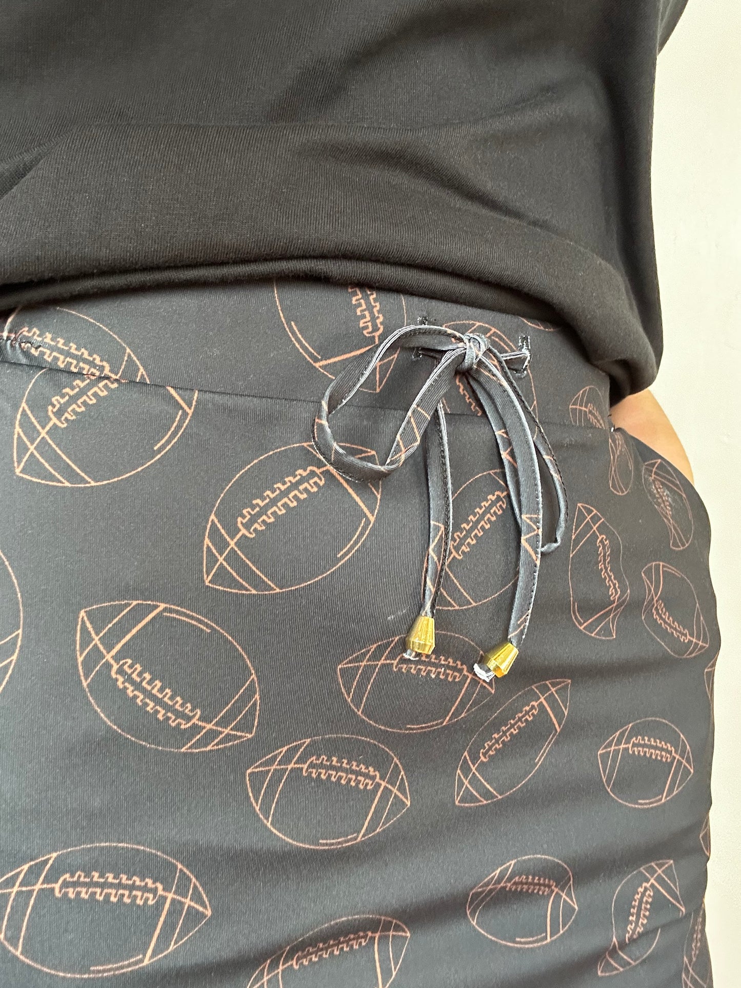 Biggest Fan Football Skort | Black