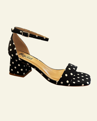 CORKYS | Save the Date | Black White Polka Dots
