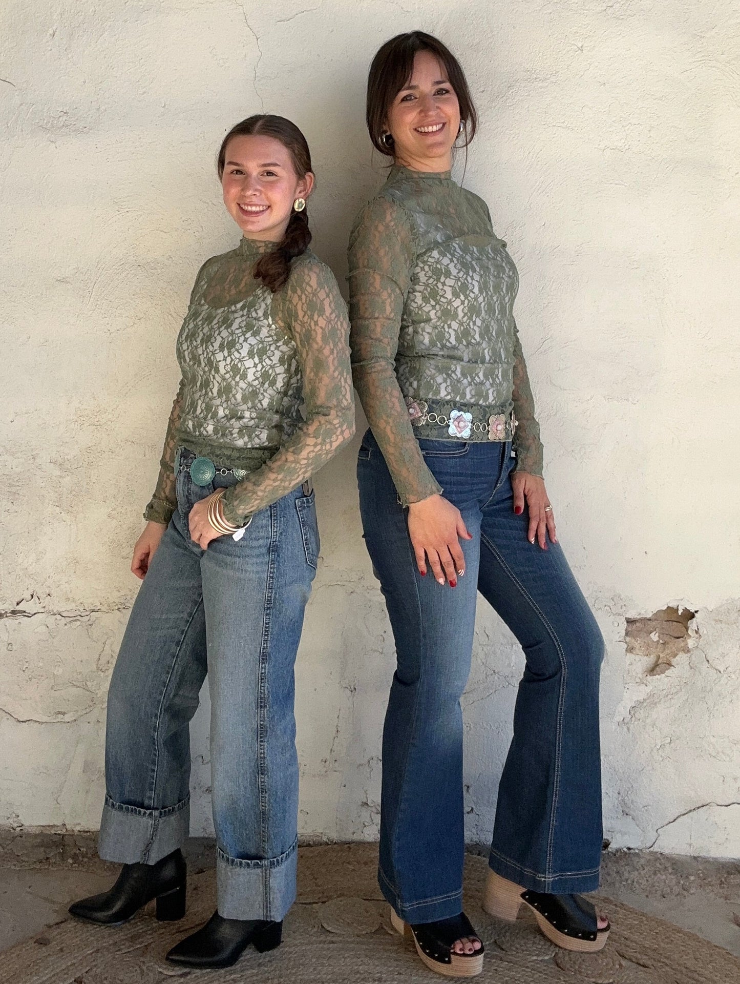 Layer Up Lace Top | Soft Green