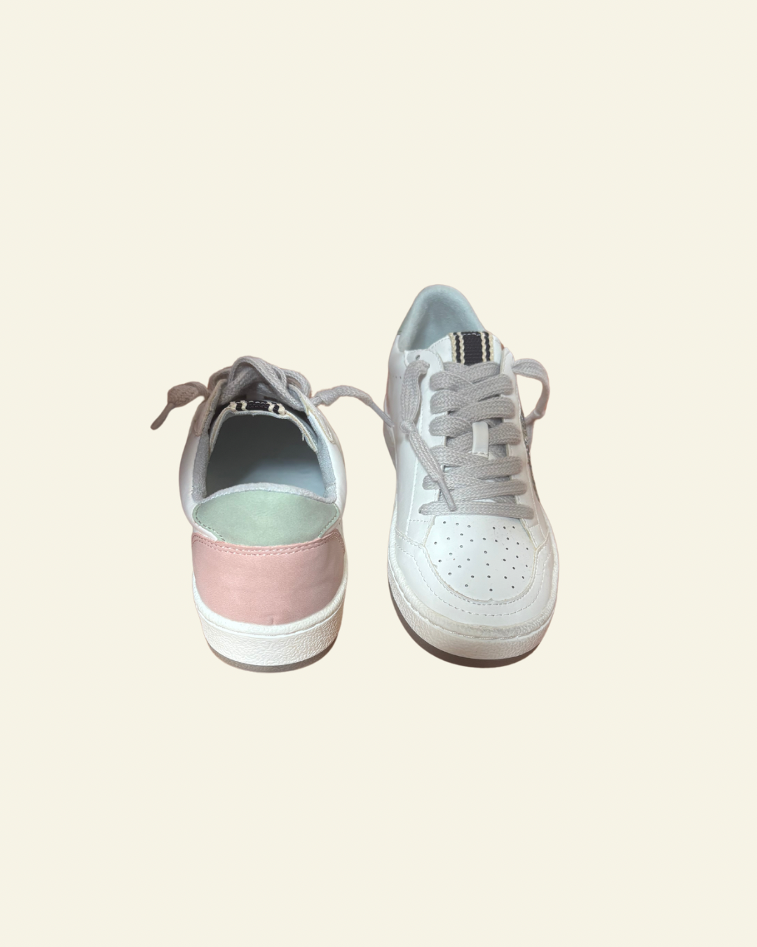 Paz Girls Sneaker | Silver Sparkle