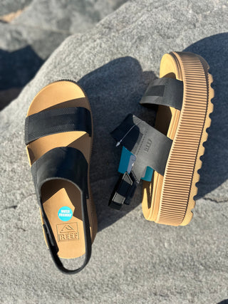 Reef | Water Vista Higher Sandal | Black-Brown