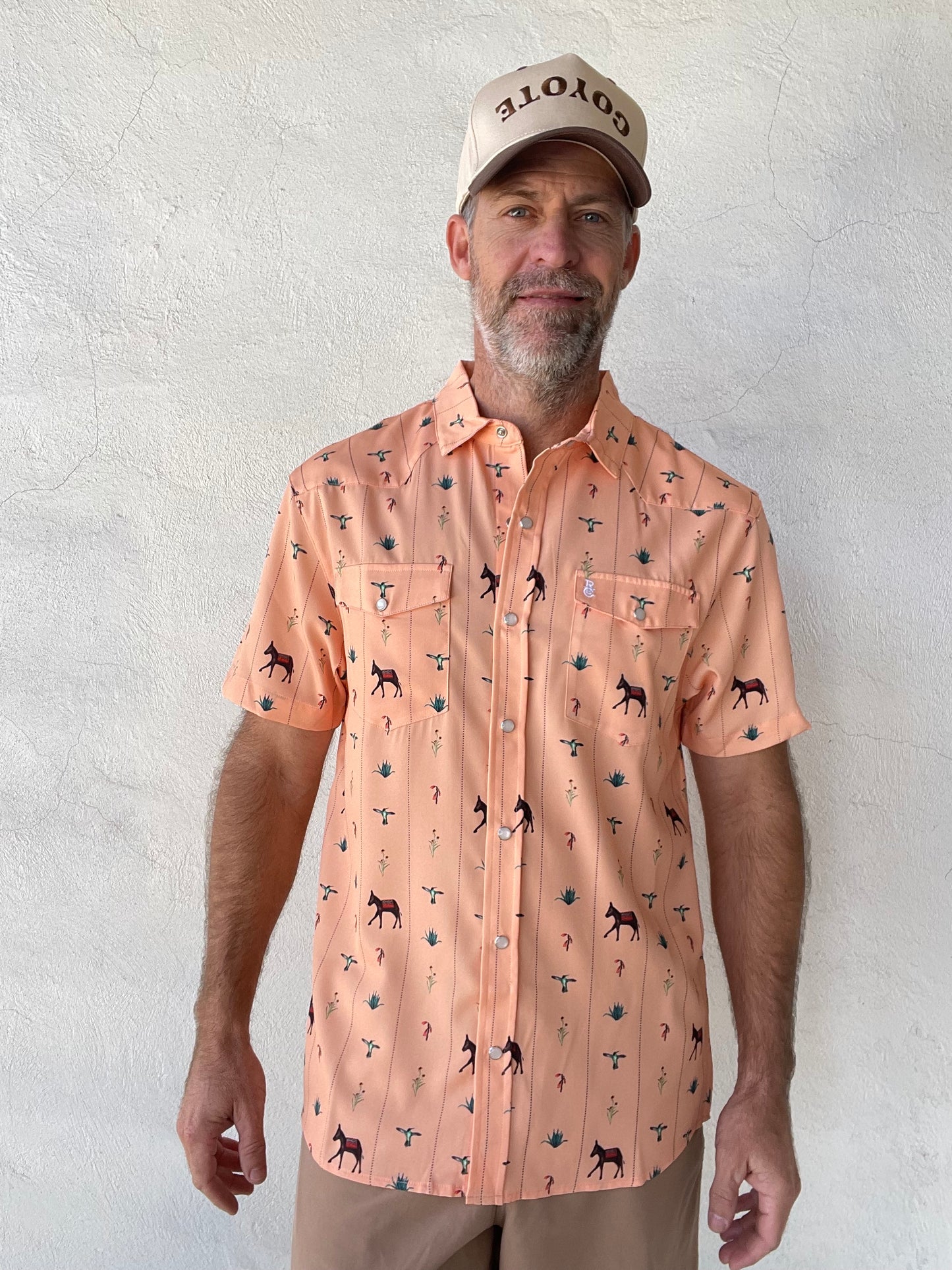 Raised by Coyotes | Burro Pearl Snap