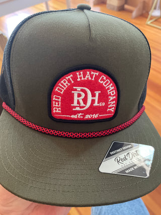 Red Dirt Hat Co.- Ruger | Olive / Black