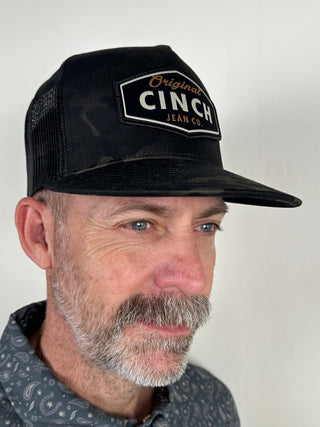 Cinch | Mens Cap | Black Camo w/ Logo