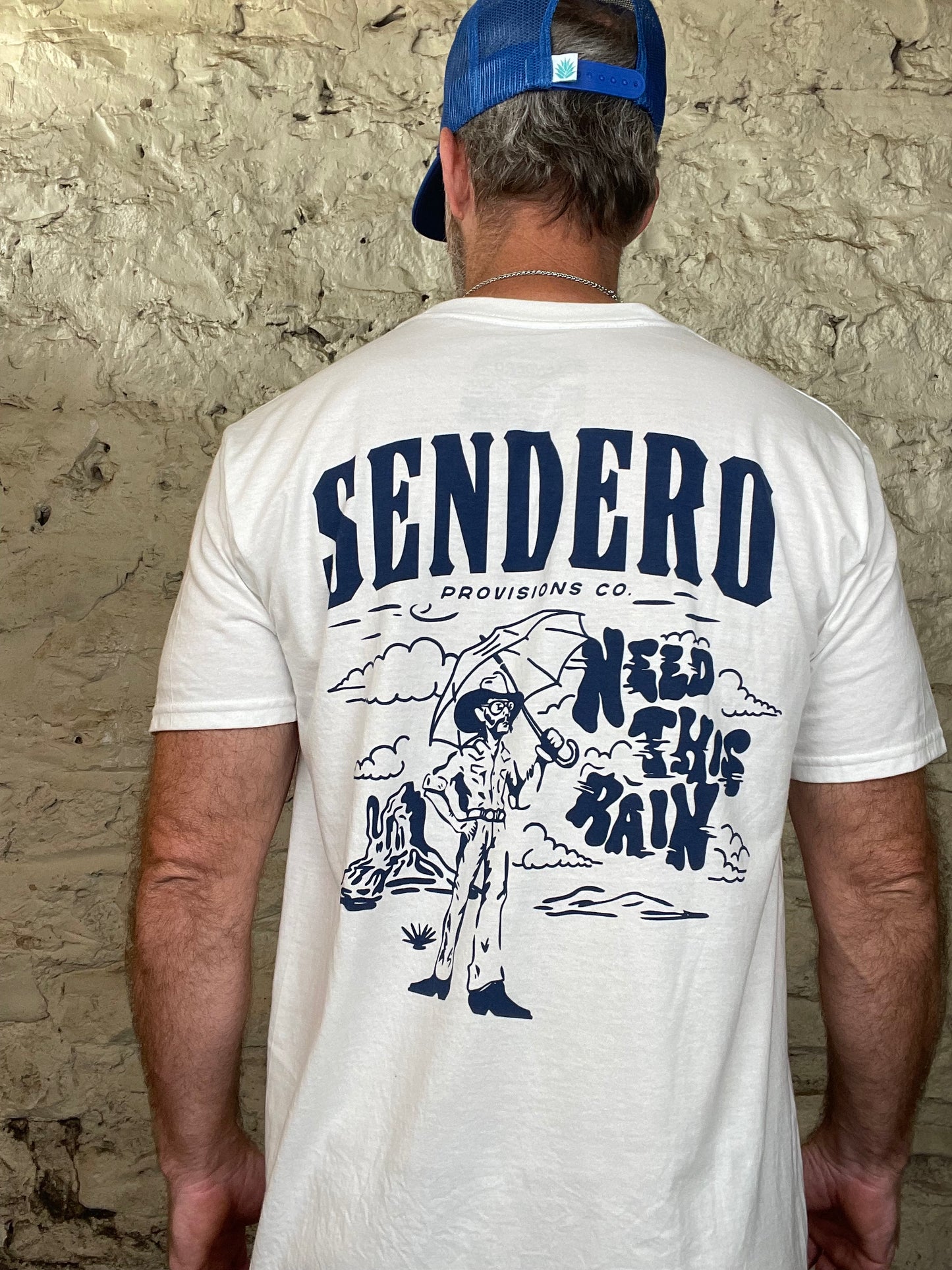 Sendero | Need This Rain Tee | Vintage White