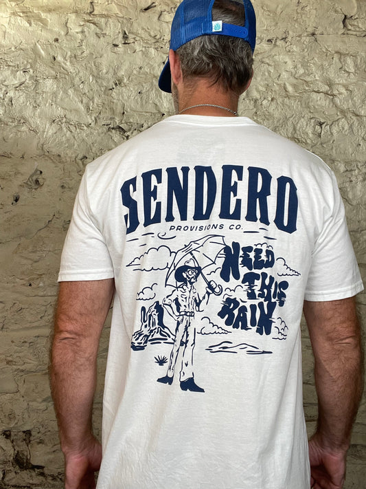 Sendero | Need This Rain Tee | Vintage White
