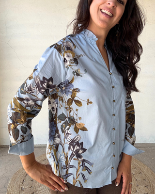 Marissa Top | Chambray + Florals